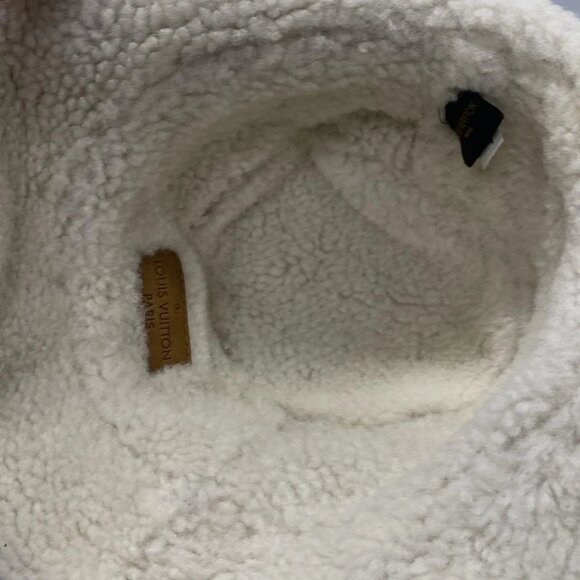 LOUIS VUITTON Chapeau monogram shearling Brown Cream Others - 515-021925 - Picture 2 of 7